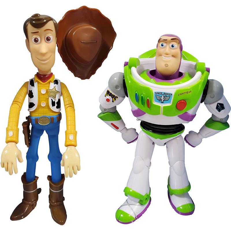 Kit Conjunto 5 Bonecos Toy Story Disney - Woody E Sua Turma