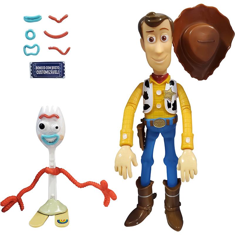 Brinquedo Disney Toy Story 4 Buzz Lightyear e Woody Adventure Pack mais  Forky - Bonecos - Magazine Luiza