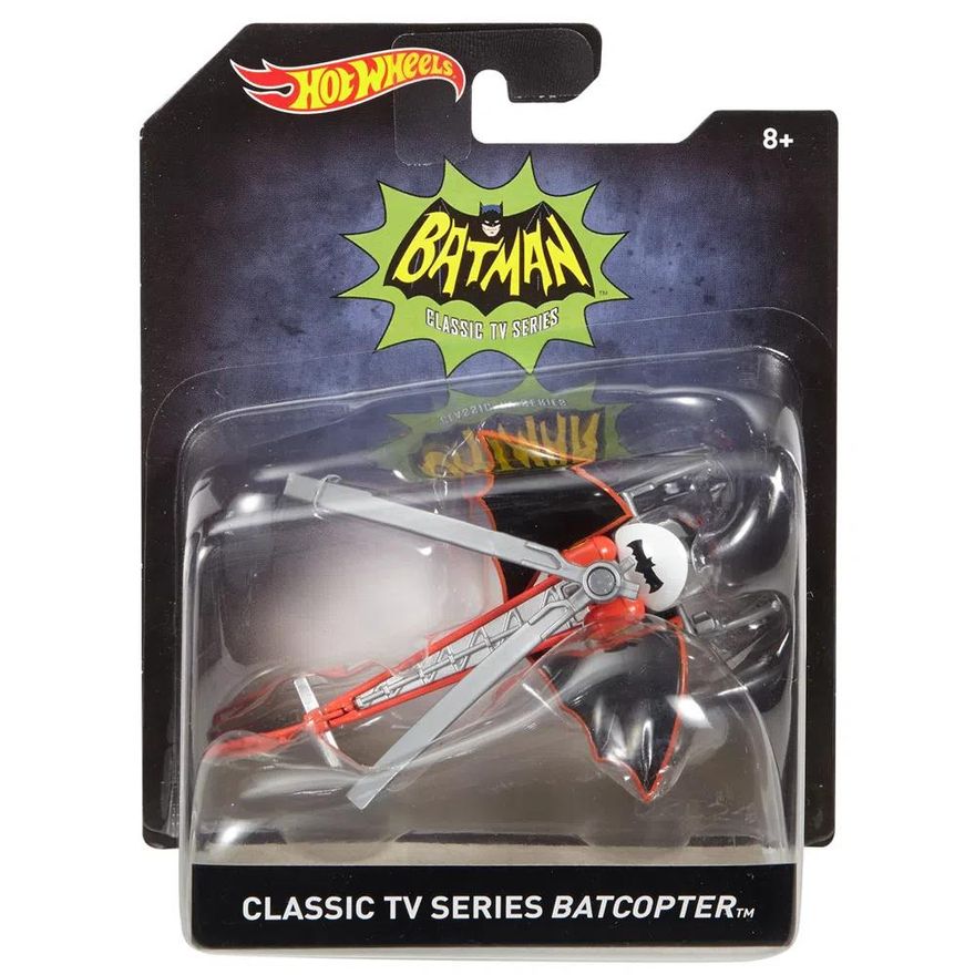 EXCLUSIVO Carrinho Hot Wheels - DC Comics - Batman - Batcóptero Clássico da  Série de TV - Mattel