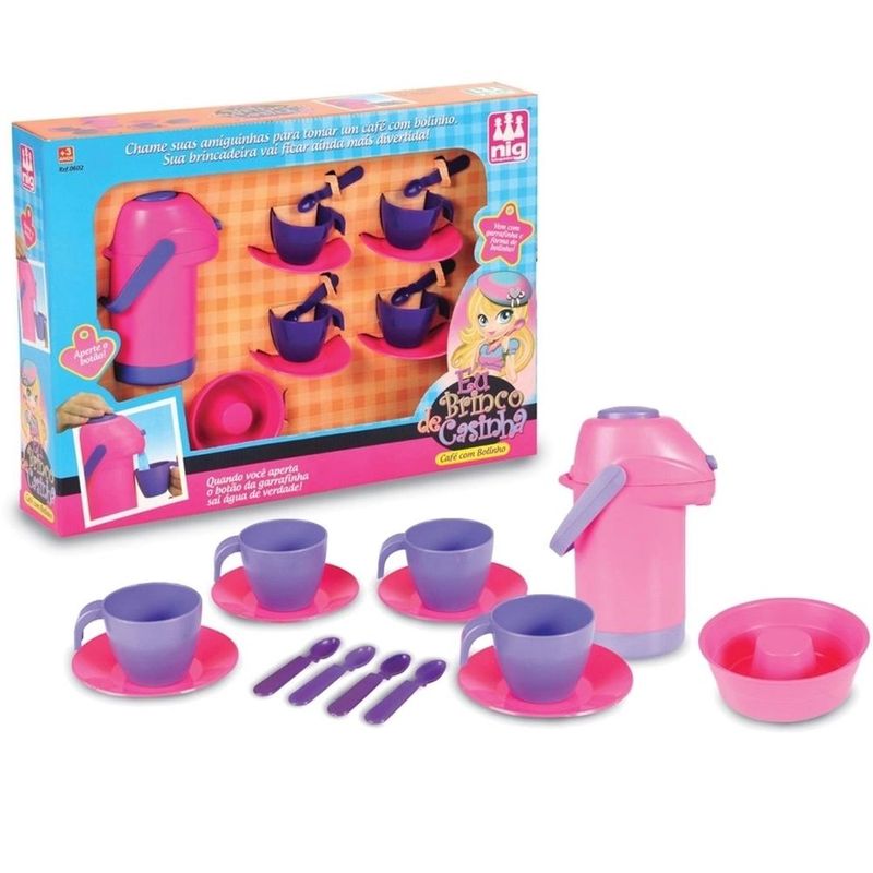 Brinquedo Para Criança Jogo De Chá Infantil Frozen 14 Peças