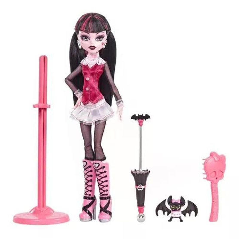 Boneca Monster High Draculaura Com Count Fabulous Retrô 30cm - Ri Happy