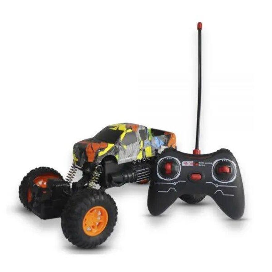 Carrinho De Controle Remoto Pickup Monster Truck Polibrinq