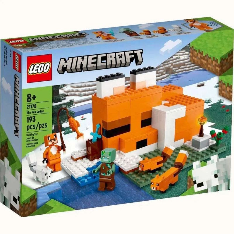 Kit 8 Bonecos Lego Minecraft compatível Com Lego Promoção