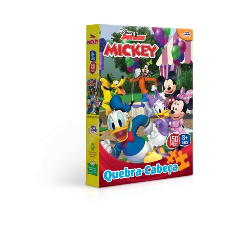 Quebra-Cabeça - Disney - Mickey e Amigos - 1000 Peças - Toyster