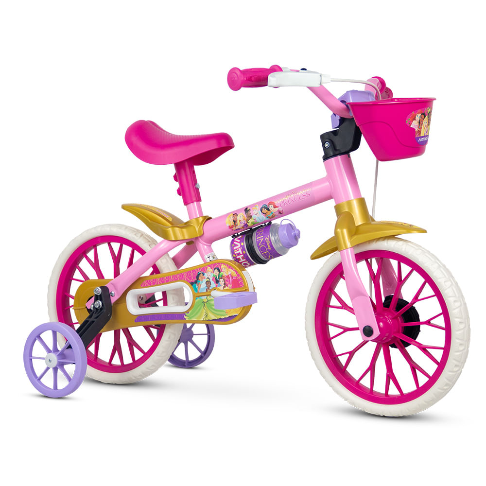 Bicicleta Aro 12 Nathor Princesas Disney 0
