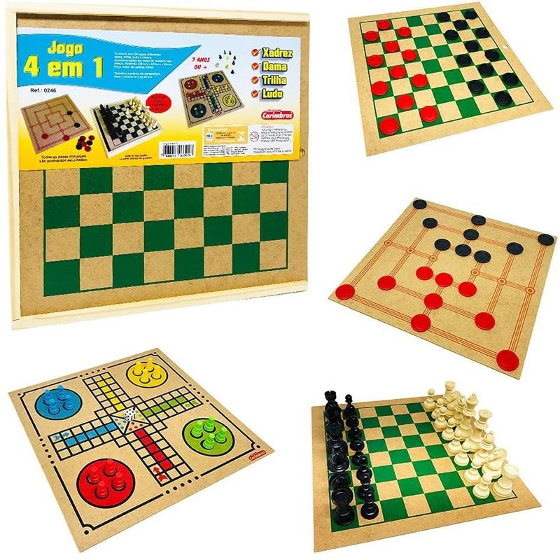 JOGO DAMA E TRILHA - MINI TOYS*