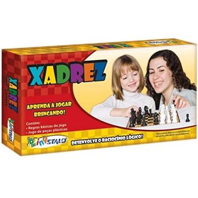 Jogo Xadrez Pecas De Plastico +3 Anos Stalo - Ri Happy