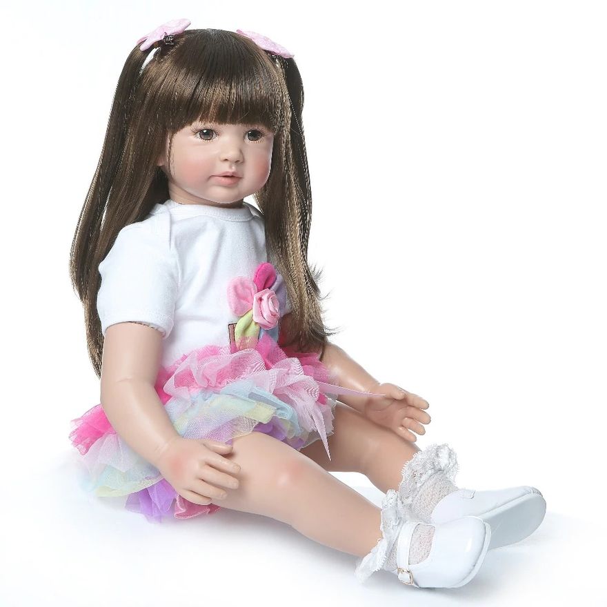 vestido para bebe reborn 60 cm a 62cm. roupa de boneca