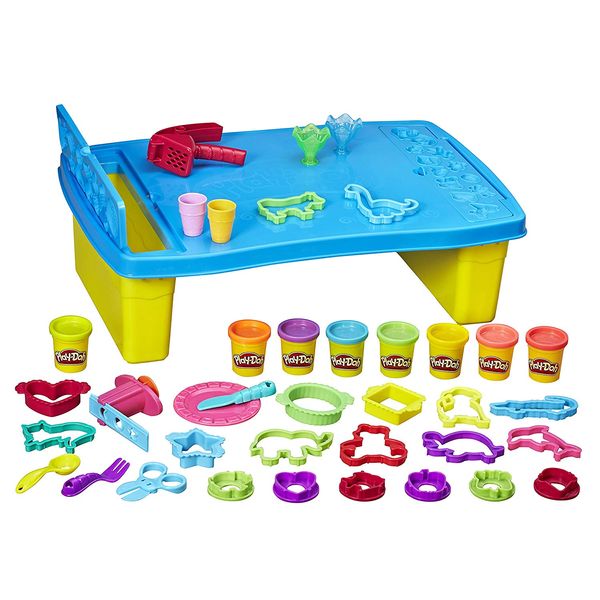 Conjunto Play-Doh - Mesa De Atividades - Hasbro Mesa de Atividades - Play-Doh - 25 Peças - Hasbro
