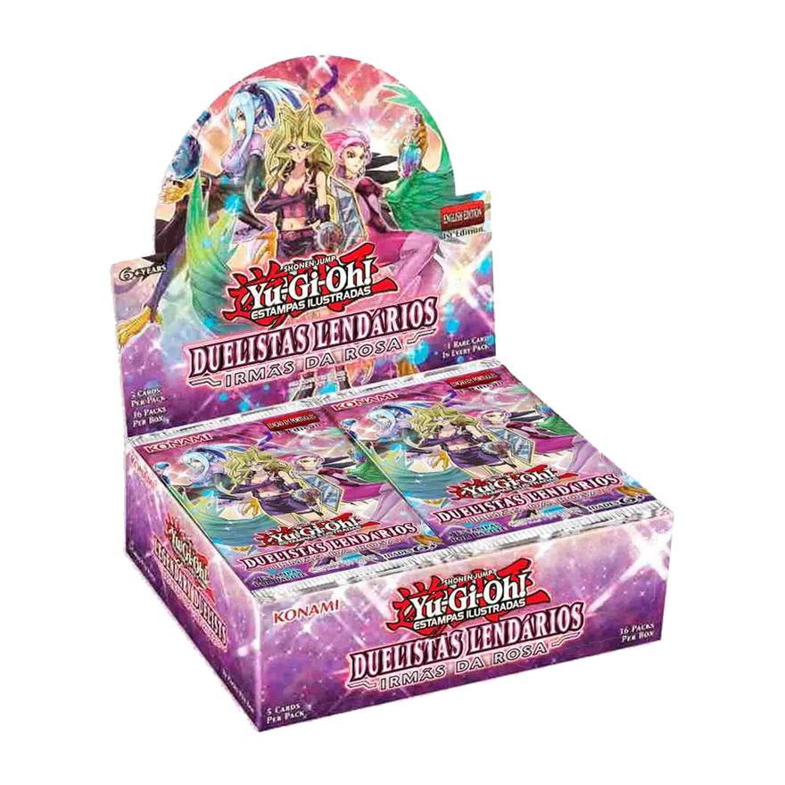 Booster Box Yugioh! Duelistas Lendários Irmãs Da Rosa Konami - Ri