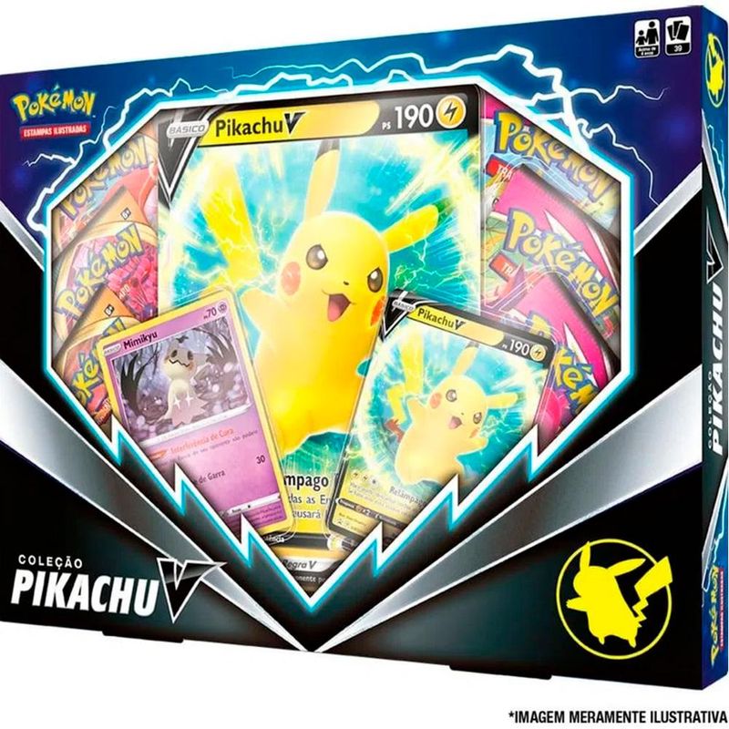 Jogo de Cartas e Baralho Coleção Pikachu V - 39 cartas Copag