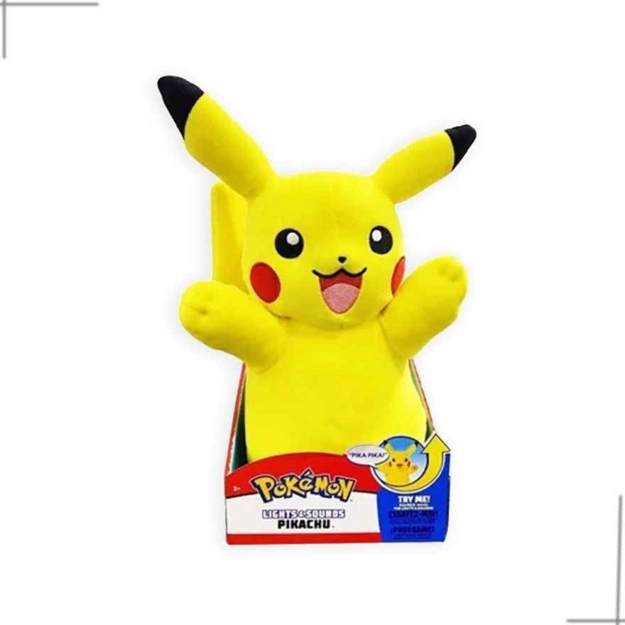 Pelúcia Pokemon Pikachu 28 Cm