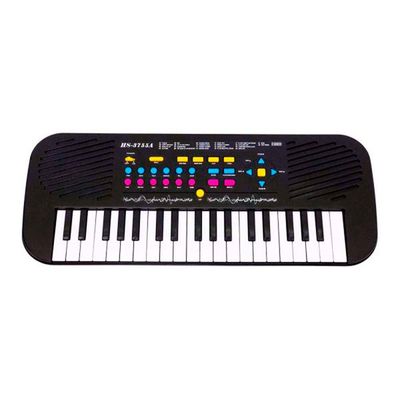 TECLADO MUSICAL INICIANTE 37 TECLAS C MICROFONE INFANTIL - Ri Happy