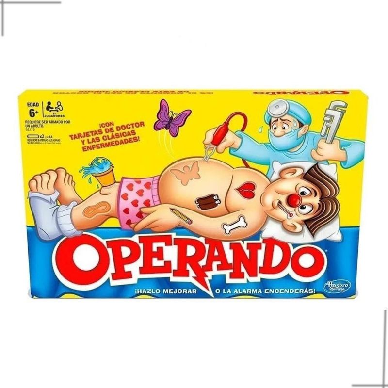 Jogo Operando - Clássico - Sam - Hasbro - Ri Happy