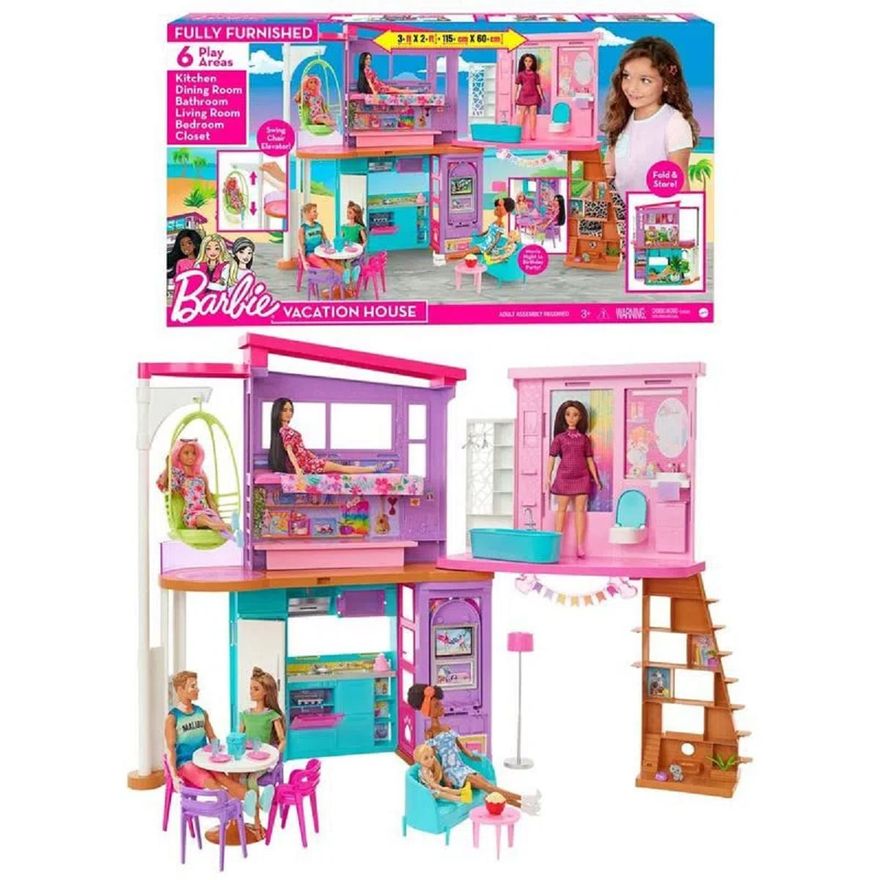 Barbie DreamHouse Adventures !!! Jogo da casa da Barbie!!! Parte 7 A praia  de Malibu!!! 
