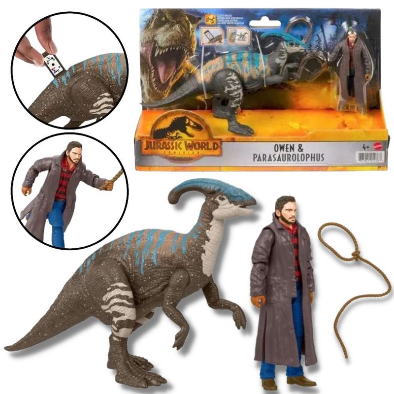 Jurassic World Figura Dinossauro Velociraptor Jumping