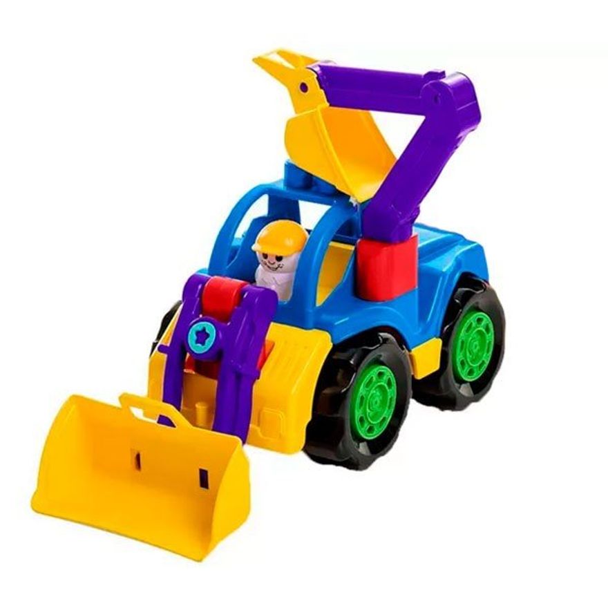 Brinquedo Infantil Rodadinhos Trator - Estrela da Barra