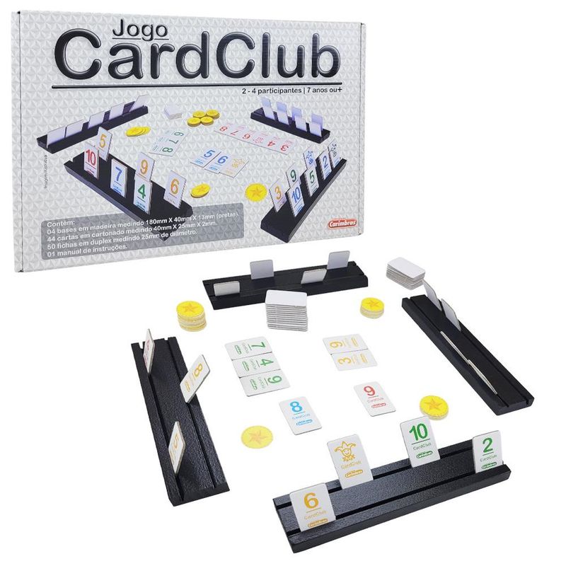 Jogo de Matemática Infantil CardClub Para Criança de 7 Anos - Ri Happy