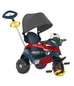 Triciclo Infantil Multi Care 3 x 1 com Capota