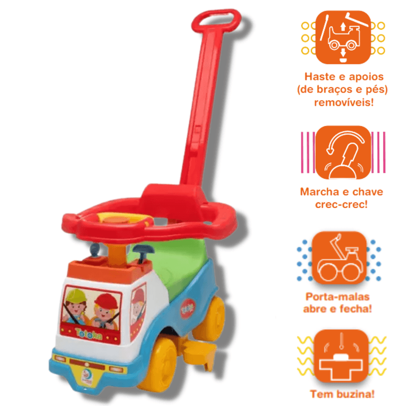 Triciclo Infantil Motoca Brinquedo Criança Totoquinha