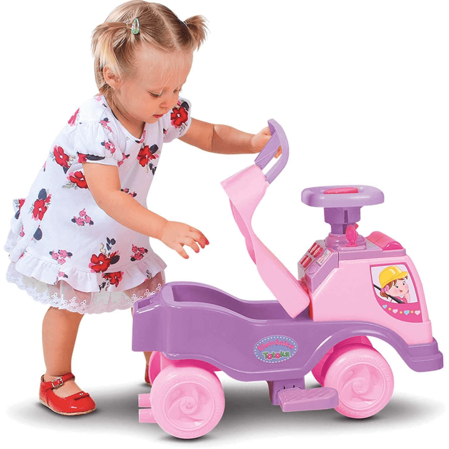 TOTOKA PLUS AZUL BEBÊ INFANTIL CARRINHO MOTOCA QUADRICICLO - Ri Happy