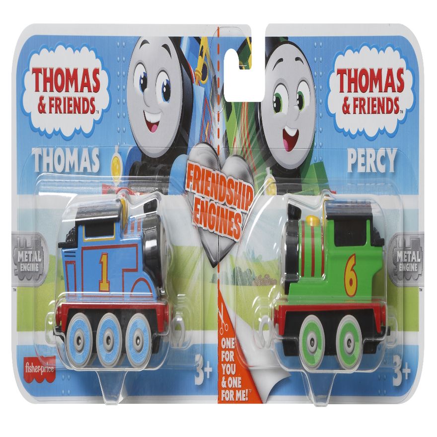 Thomas e Seus Amigos Veículo Trens Amizade Thomas & Percy : :  Brinquedos e Jogos