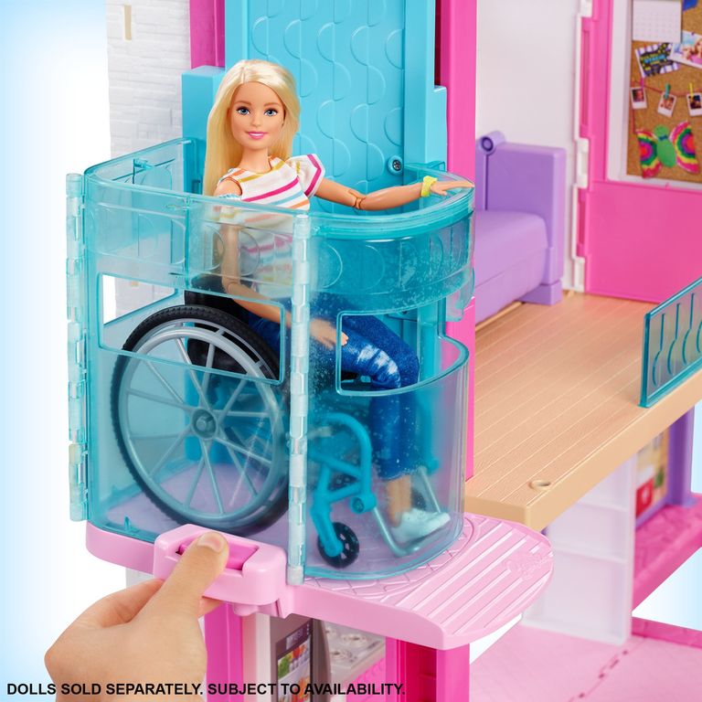 Exclusivo: Playset Barbie - 125 Cm - Casa dos Sonhos com Elevador