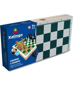 Jogo Dama e Trilha - 2 em 1 - Algazarra - Kits e Gifts