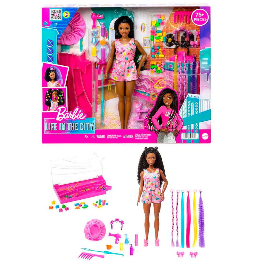 Barbie It Takes Two Boneca Brooklyn Penteados Divertidos - Mattel HHM39 -  Ri Happy