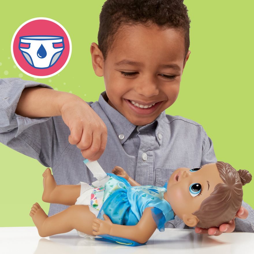 Baby Alive Bebê Chá de Princesa Morena - Hasbro - PBKIDS Mobile