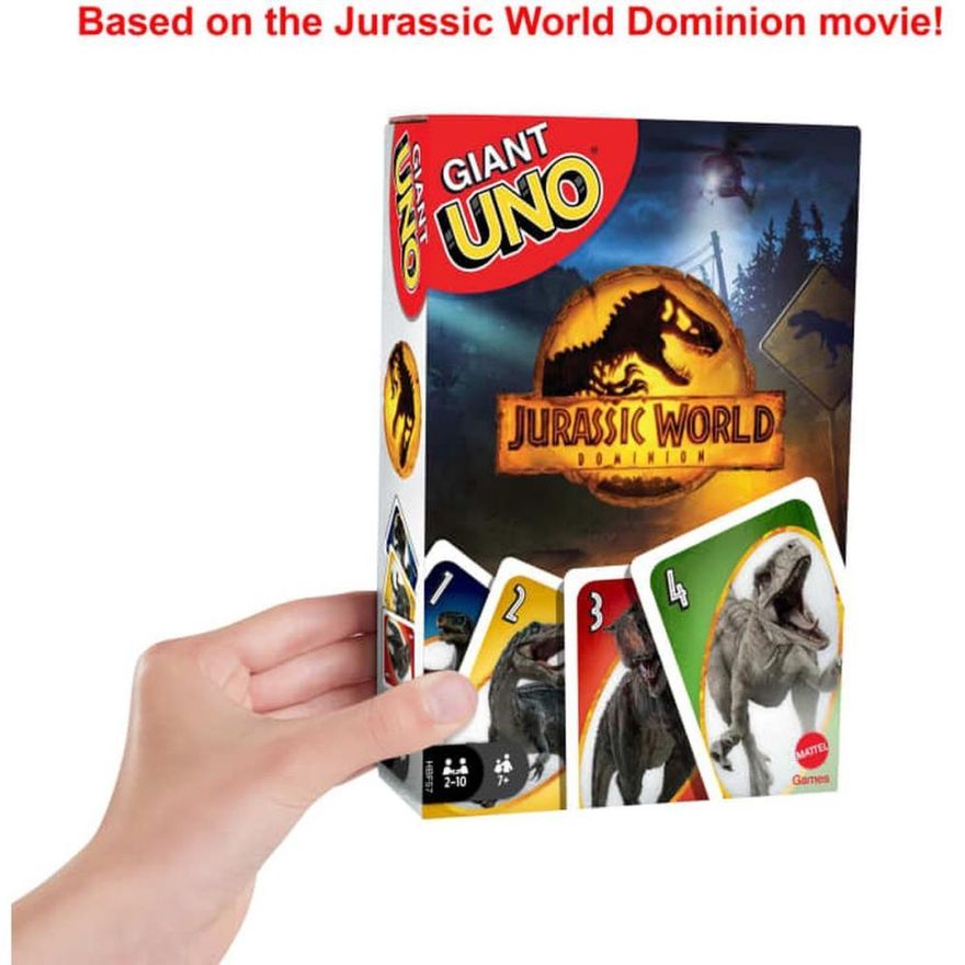 UNO Jogo de cartas Jurassic World 3, Multicolor, GXD72 : :  Brinquedos e Jogos