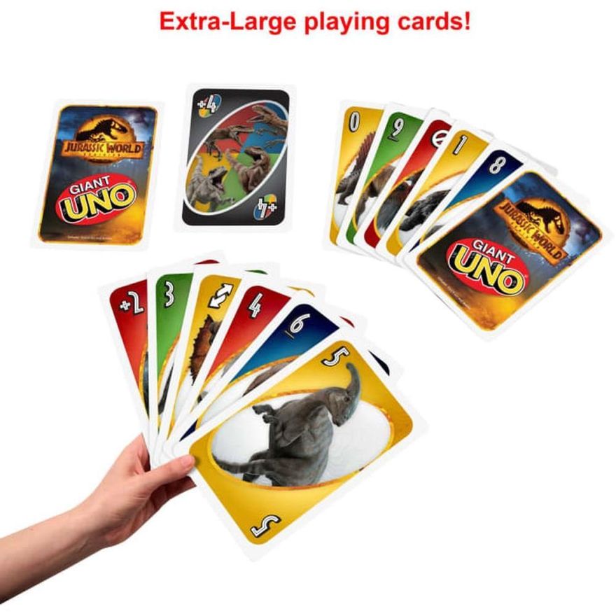 UNO Jogo de cartas Jurassic World 3, Multicolor, GXD72 : :  Brinquedos e Jogos