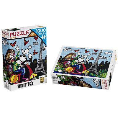 Quebra-cabeça 1000 Peças Puzzle Romero Britto Grow