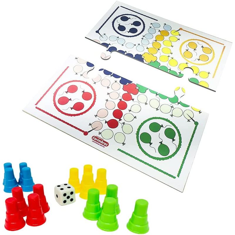 Jogo de Ludo Brinquedo Educativo - Carimbras