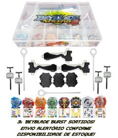 Beyblade Burst Alter Chronos C/ Super Lançador + Grip Ganhe Boneco