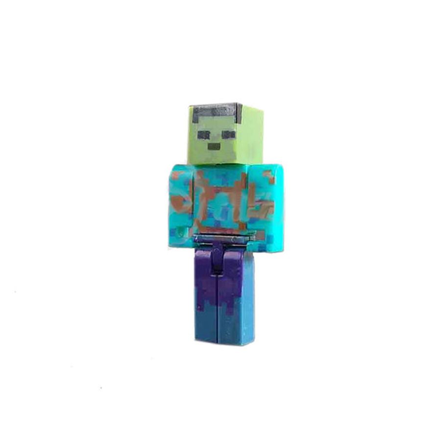 Kit Cartelado Minecraft 3 Bonecos Dragão + Creeper + Aranha - Casa