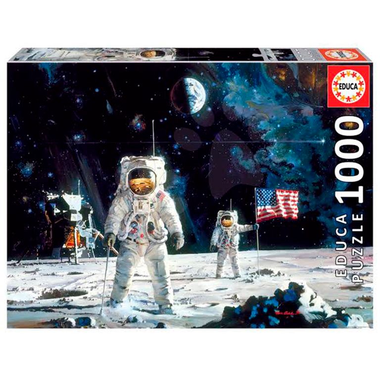 Puzzle 1000 Pecas O Primeiro Homem Da Lua Educa Importado Ri Happy Brinquedos