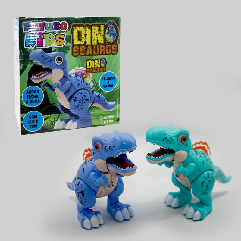 Brinquedo Dinossauro tiranossauro Rex grande articulado - Ri Happy