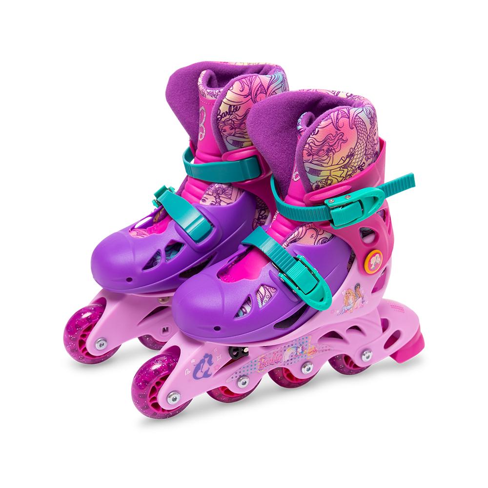 Patins Barbie Dreamtopia Tamanho 29 a 32 Fun Rosa 0