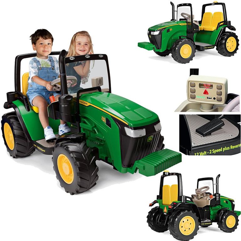 Trator Elétrico Infantil com Caçamba - John Deere - 12v - Peg-Pérego