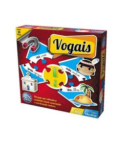 Jogo Educativo As Vogais Dos Animais 10 Pecas +3 Anos - Ri Happy