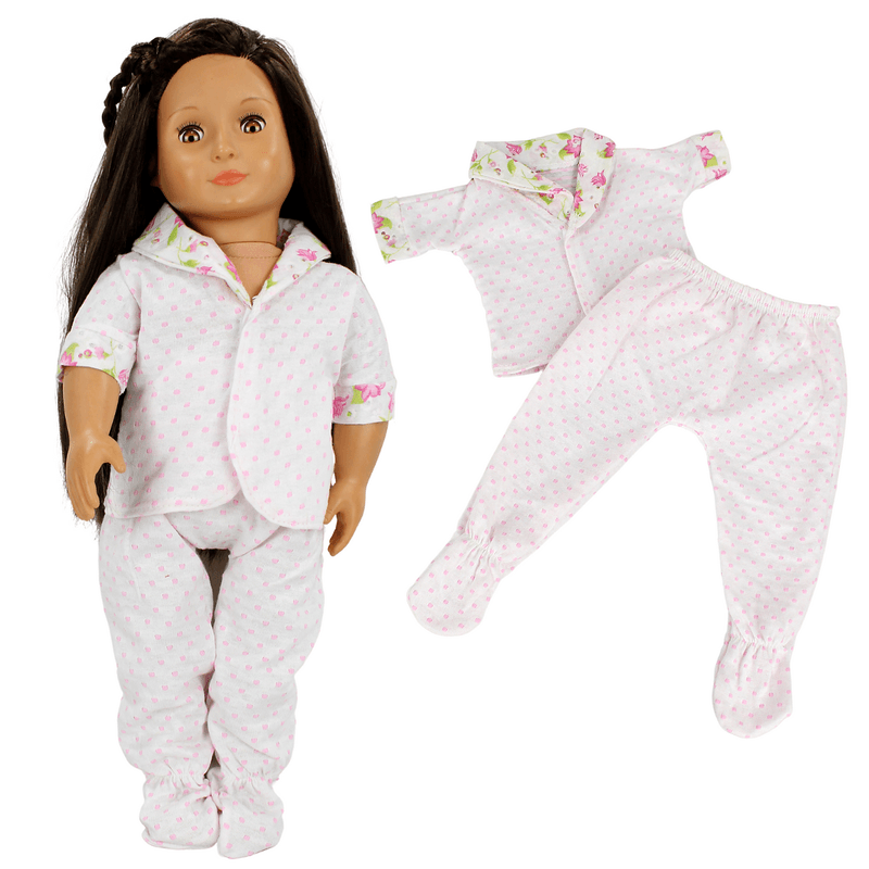Pijama Com Calça Para Boneca Barbie - Roupa