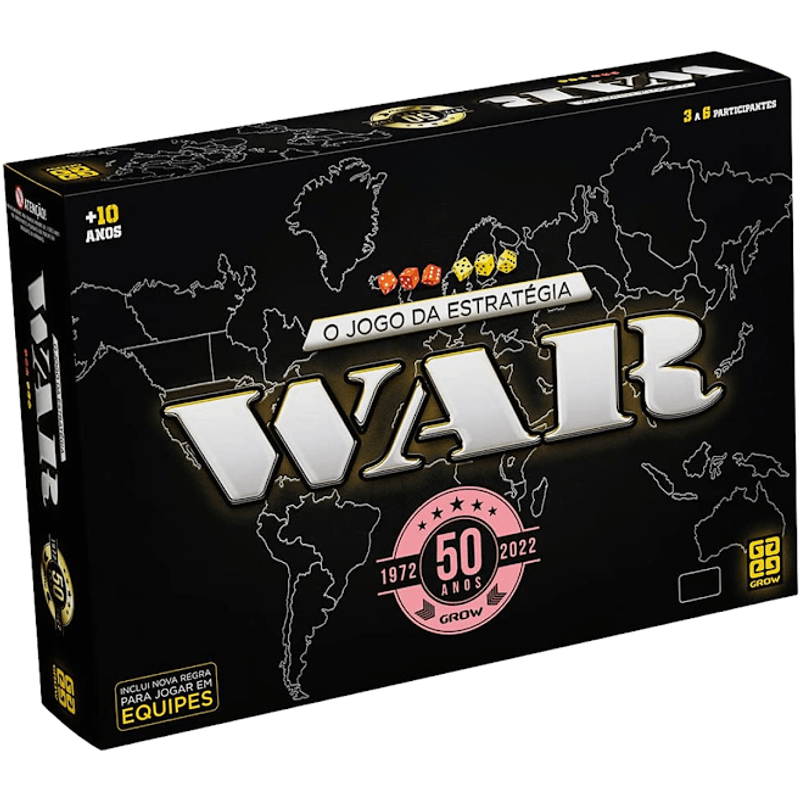 Jogo War 50 Anos Edição Colecionador