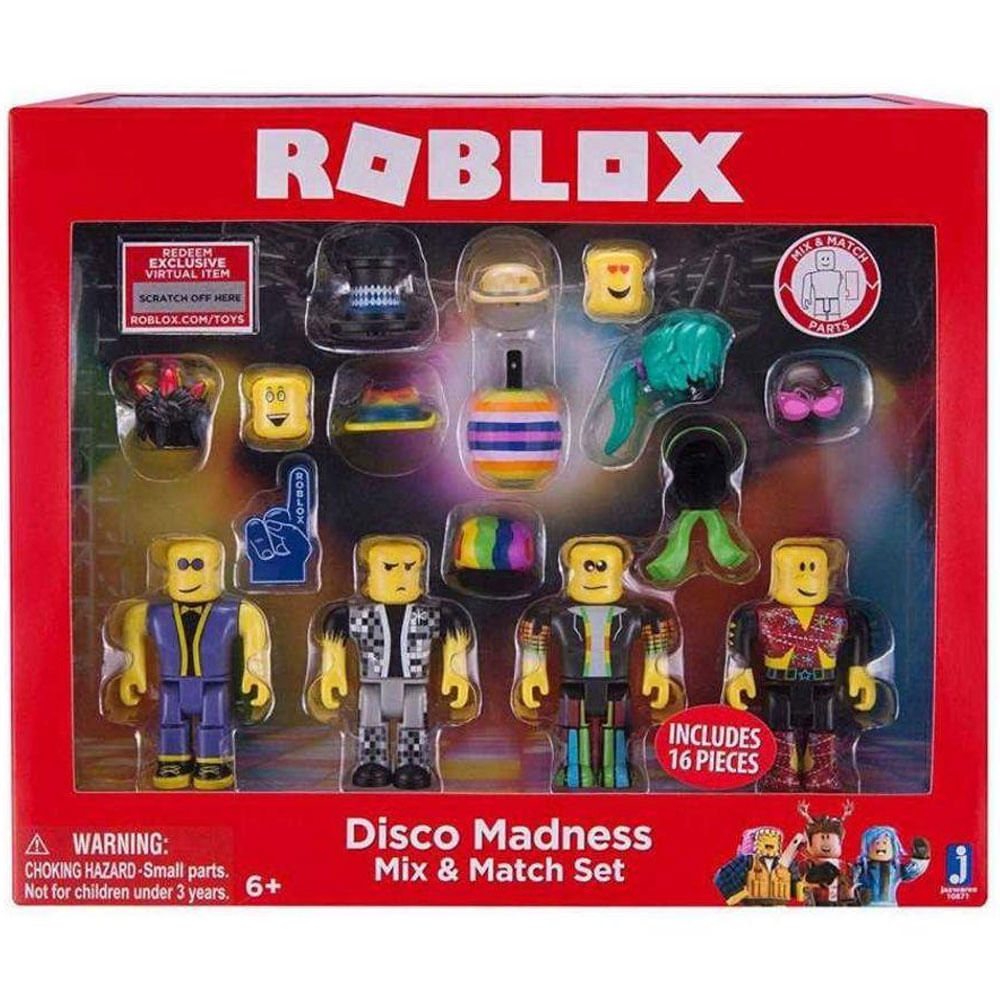Conjunto De Mini Bonecos Roblox Mix Match Disco Madness Brinquedos Chocolate Ri Happy Baby - roblox ri happy brinquedos