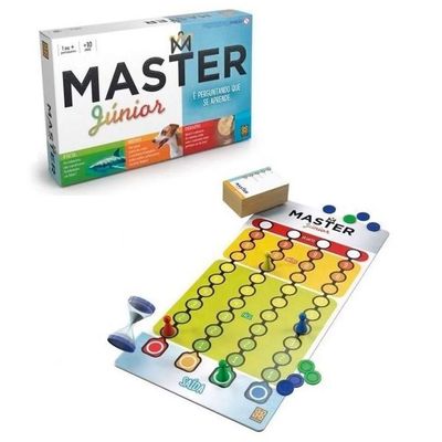 JOGO DE TABULEIRO MASTER PERGUNTAS E RESPOSTAS - Ri Happy