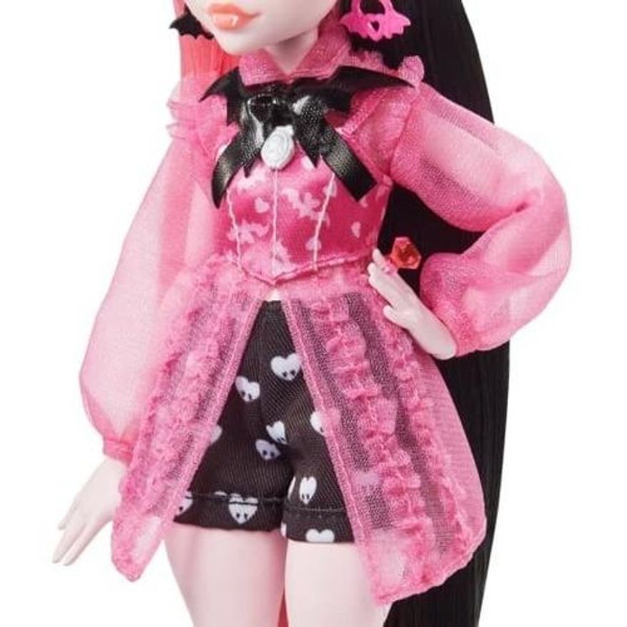 Boneca Monster High Draculaura Da Moda + Pet Magico Ed 2023 - Ri Happy