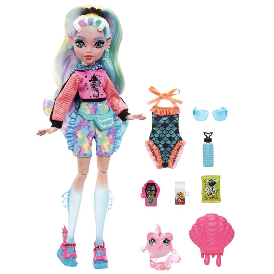 Mattel - Monster High - Boneca articulada Monster High com acessórios de  moda ㅤ, Monster High