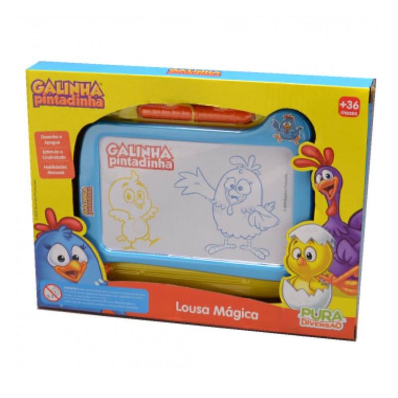 Lousa Mágica – Galinha Pintadinha – Yes Toys - RioMar Aracaju Online