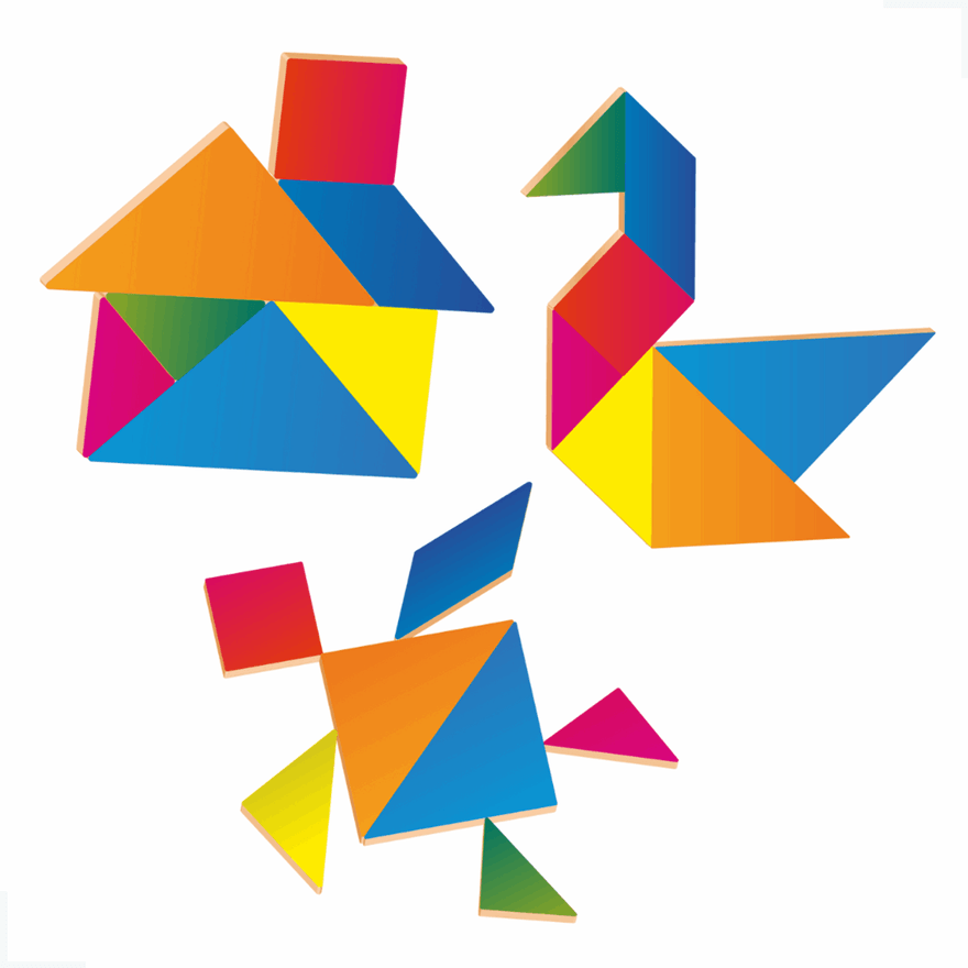 Tangram - Racha Cuca - Ekko Brinquedos Educativos