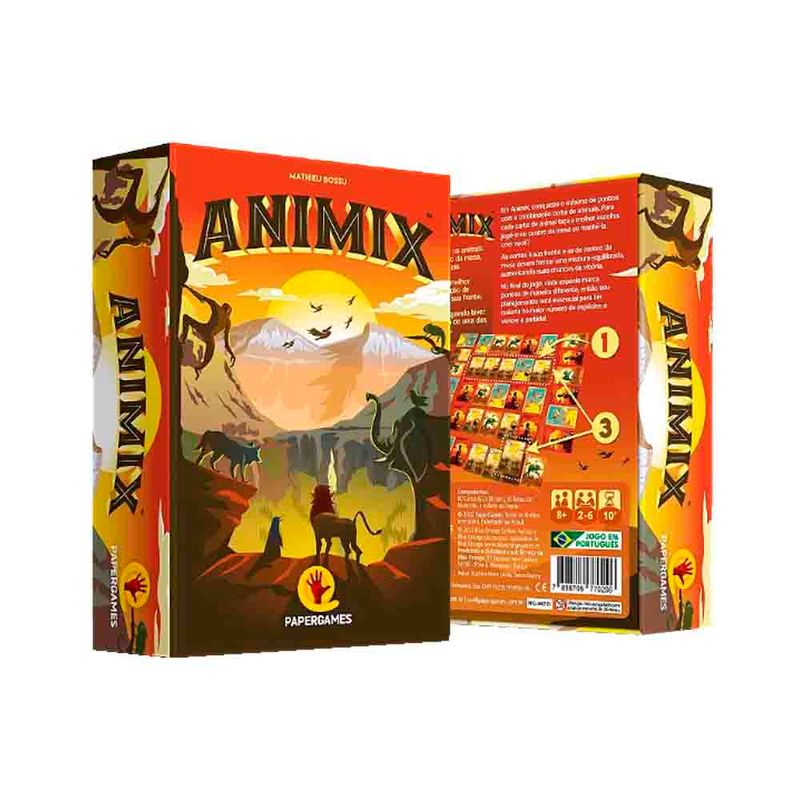 Animix Jogo de Cartas PaperGames J067